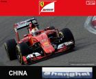 Sebastian Vettel, Ferrari, 2015 Çin Grand Prix, üçüncülük